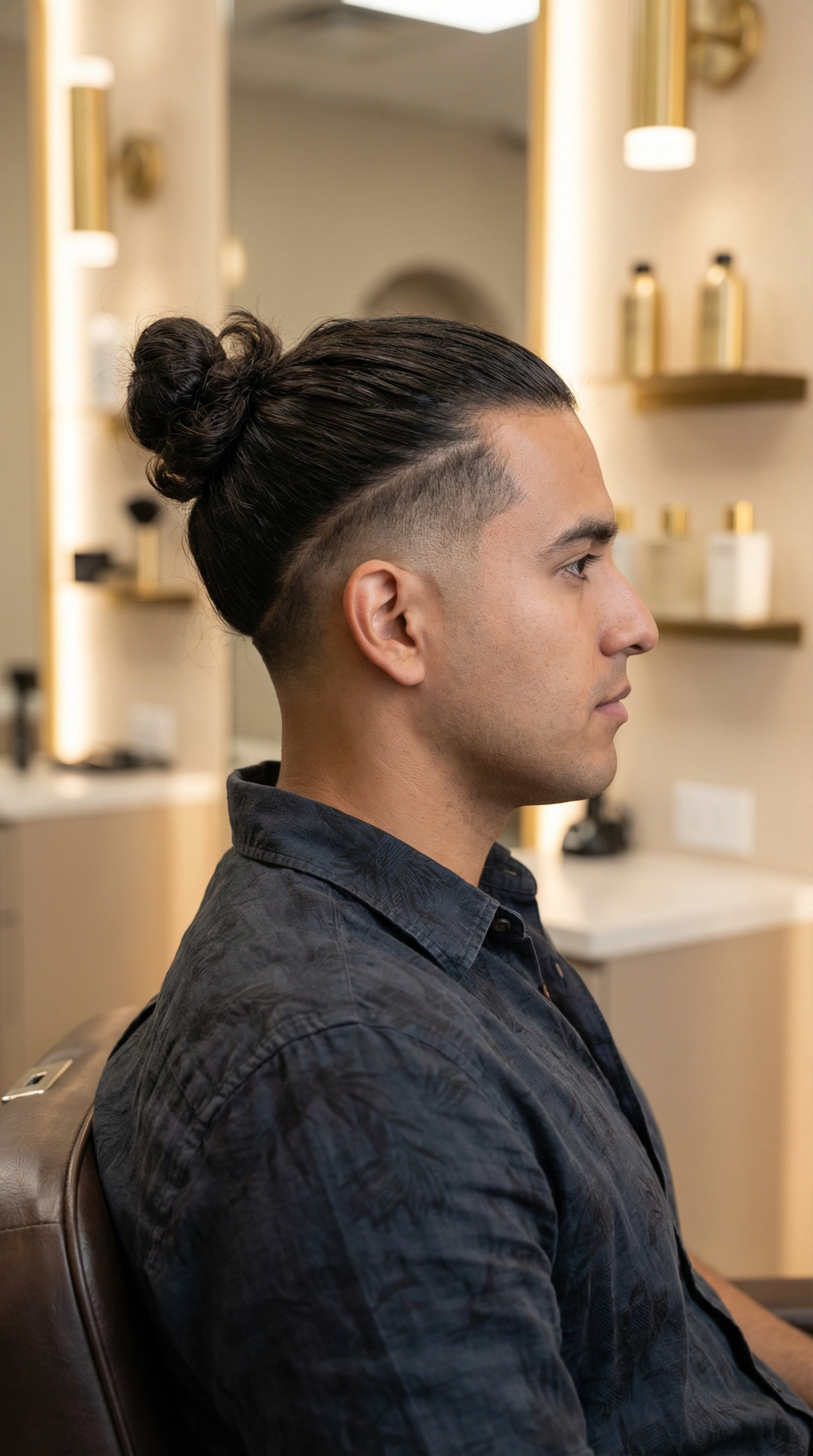 Man Bun Fade